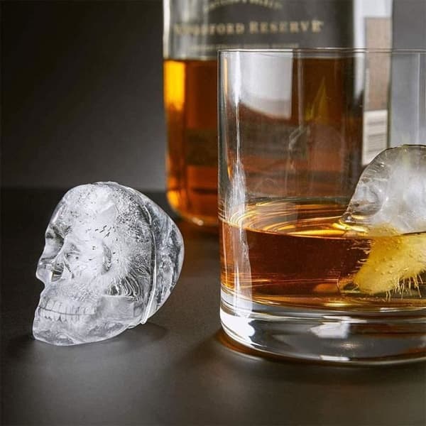 Kaimeilai Skull Ice Cubes, Ice Cube Fay, 2 Skull Ice Cube Formar, Silikon Ice Cube Formar, Stor Is Cube, Ice ,457