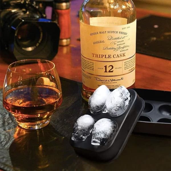 3D Ice Cube bricka, 3D Skull Ice Cube bricka, 3D Ice Cube bricka Silikonform Skalle 4 hål Ice Cube bricka med C,378