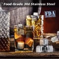 Miniatyrbild 3 av 4: MAVURA Ice Cube Stones » Premium Whiskey Stones i rostfritt stål Chilling Stones Whisky Gla Stones