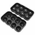 Miniatyrbilde 3 av 9: 2-Pack stor silikon isform for 8 iskuler Runde isbitkuler