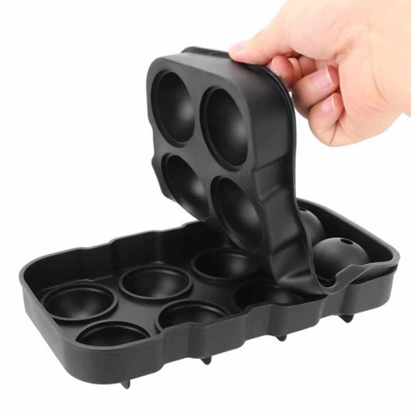 2-Pack stor silikon isform for 8 iskuler Runde isbitkuler