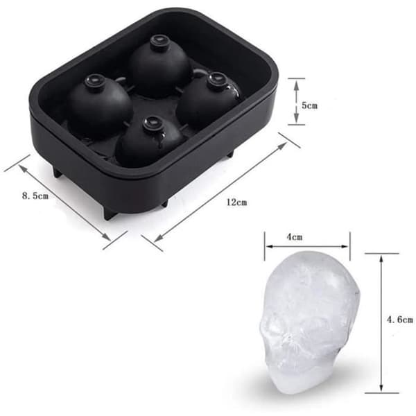ICE BAG 3D skalle form realistisk skalle form design dessa iskub formar kan göra dina drinkar riktigt g201