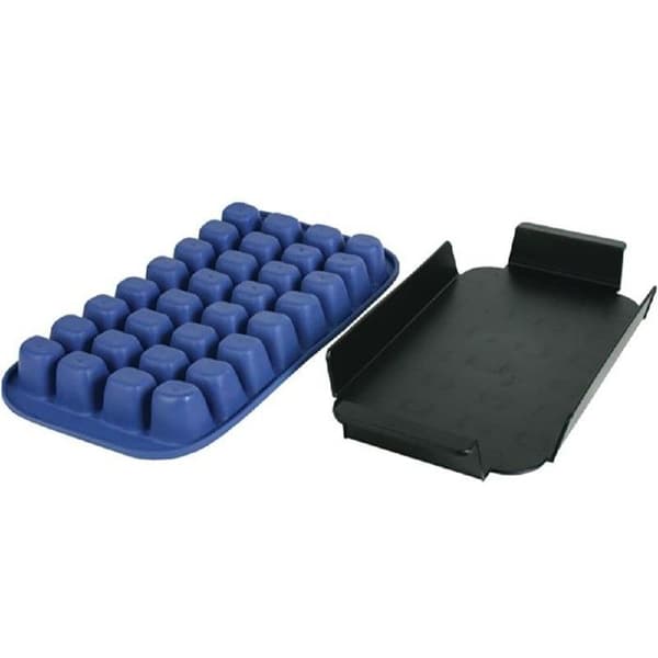 Flexibelt professionell isbitsbricka i silikon - 32 isbitar