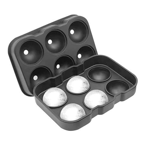 2-Pack stablebare silikonformer for iskuler og isbiter XXL store isbiter