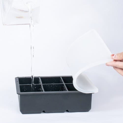 2-Pack stablebare silikonformer for iskuler og isbiter XXL store isbiter