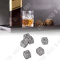 Miniatyrbild 2 av 3: TD® 6 grå, svart och vit granit falska isbitar för whiskyformade iskuber Alternativ återanvändbar förvaringslösning