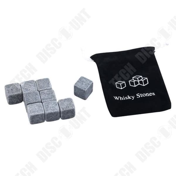 TD® Set med 9 Whiskystenar Drink Cooler Cocktail Glaze Frys Frys Kyld Drink Konstgjorda isbitar