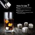 Miniatyrbild 3 av 4: TD® Lot 8 Cube Ice Cube Rostfritt stål Återanvändbar Ice Cube Kylning Frys Whisky Vodka Öl Vit Vin Cockta