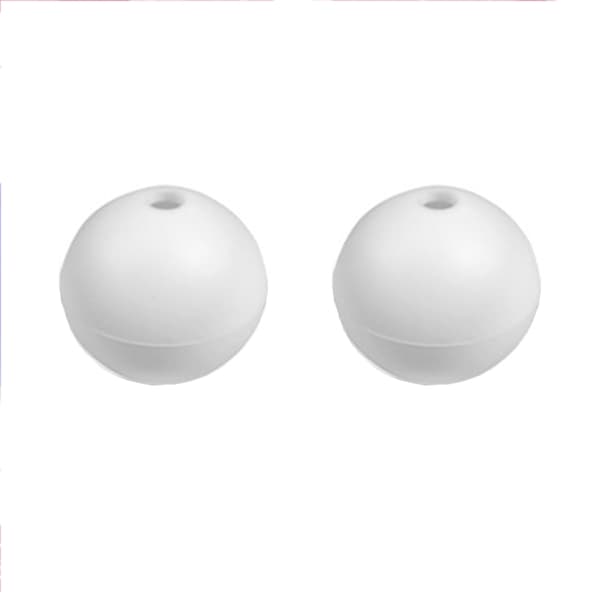 INF Stor 60 mm isbollsform - Vit (2-pack)