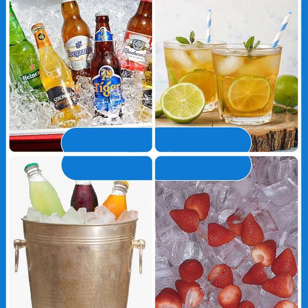 INF Sfærisk isbitform - Perfekt cocktail- og whiskeyis (2-pakning)