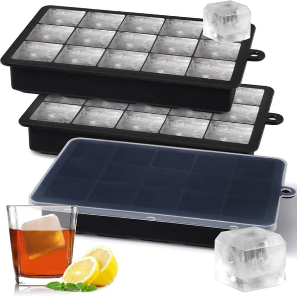 3-Pack Silikon Isform – 15 Stora Isbitar