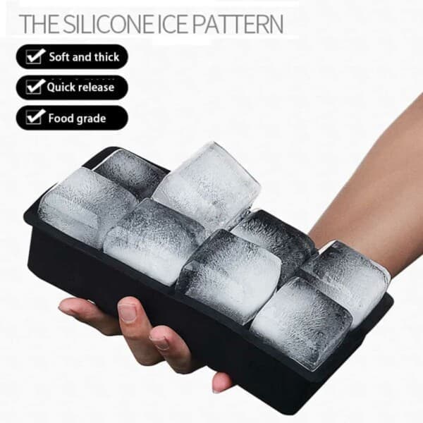 2-Pack Silikon Isform – 8 Stora Isbitar