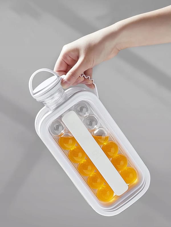 ICE Mold -pullo kannettava rantaleirintä-piknik Tritan 2in1 -liukupullo 17x