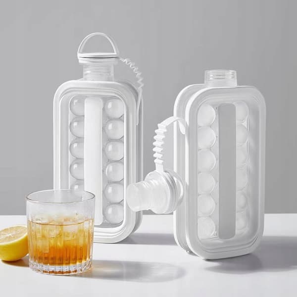 ICE Mold -pullo kannettava rantaleirintä-piknik Tritan 2in1 -liukupullo 17x