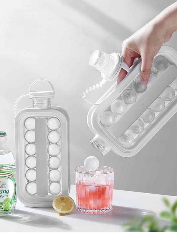 ICE Mold -pullo kannettava rantaleirintä-piknik Tritan 2in1 -liukupullo 17x