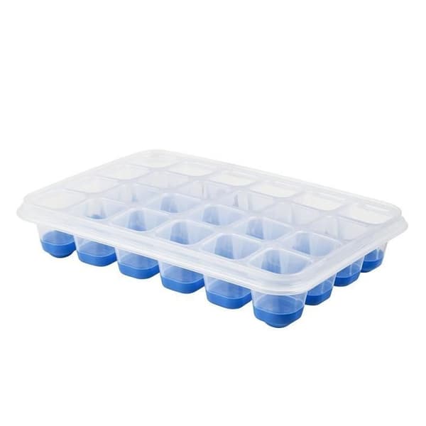 Isbitsbricka - EMSA - Clip & Close - 24 kuber - Blå - BPA-fri