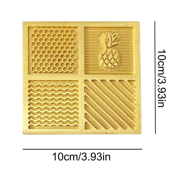 Isstempel til cocktails, miljøvenligt materiale, brugervenligt design,Gul