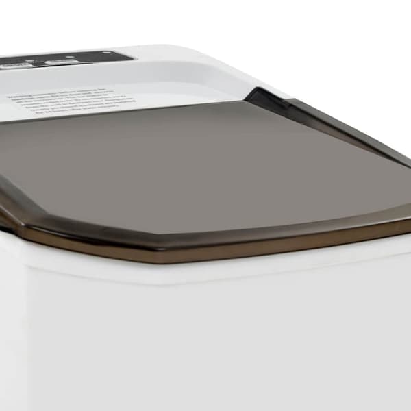 vidaXL Jääpalakone 1,4 l 15 kg/24 t valkoinen