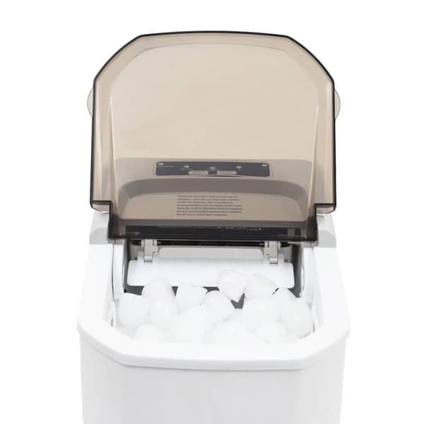 vidaXL Jääpalakone 1,4 l 15 kg/24 t valkoinen