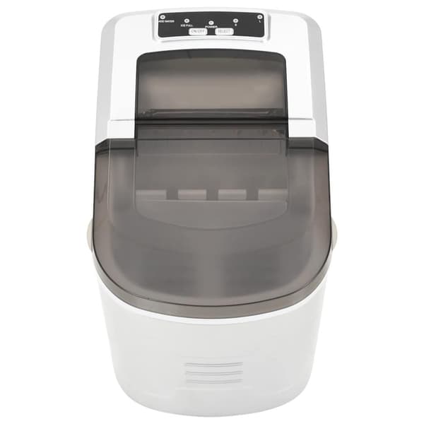 vidaXL isterningemaskine 2,4 l 15 kg/24 t. sølvfarvet