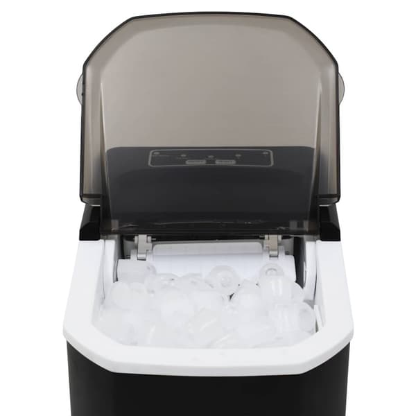 vidaXL Isbitmaskin 1,4 L 15 kg / 24 t svart