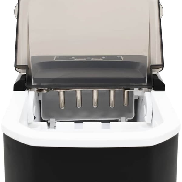 vidaXL Isbitmaskin 1,4 L 15 kg / 24 t svart