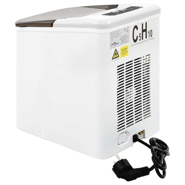 vidaXL Isbitmaskin 1,4 L 15 kg / 24 t hvit