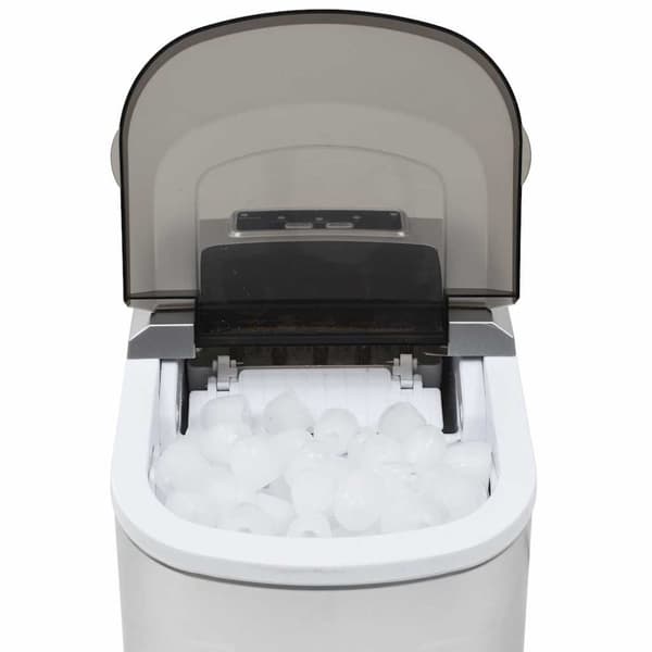 vidaXL Ismaskin 2,4 L 15 kg / 24 tim silver