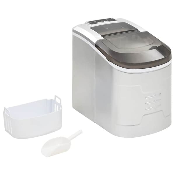 vidaXL Ismaskin 2,4 L 15 kg / 24 tim silver