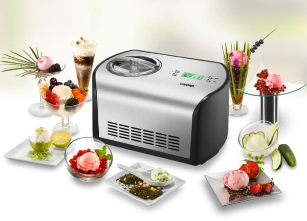 UNOLD 48865 - Iskremmaskin - 1.2 liter - 135 W - rustfritt stål / svart