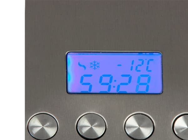 Domo DO9066I, Glassmaskin med kompressor, 1,5 l, 60 min, 1 hoar, -18 - -35 ° C, Rostfritt stål