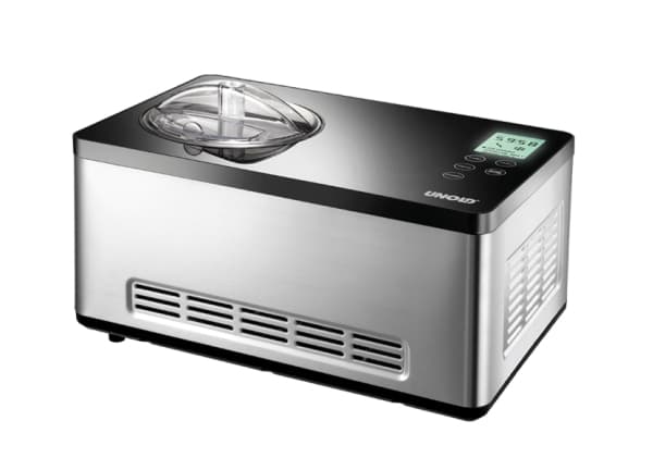 Unold 48845, Jäätelökone-kompressori, 2 L, 60 min, 1 kulhoa, 1,5 m, Ruostumaton teräs