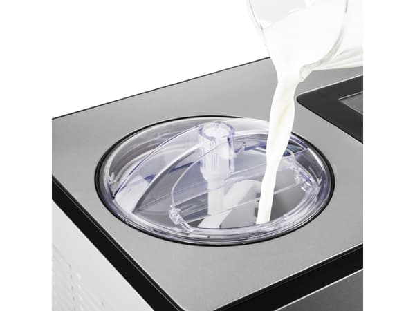 Princess 282604, Kompressor-iskremmaskin, 2 l, 1 boller, Rustfritt stål, 20 min, LCD