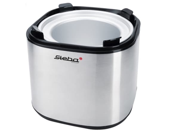 Steba IC 30, Traditionell glassmaskin, 1,5 l, 1 hoar, LCD, Rostfritt stål, Svart, Rostfritt stål