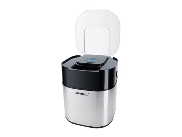 Steba IC 30, Traditionell glassmaskin, 1,5 l, 1 hoar, LCD, Rostfritt stål, Svart, Rostfritt stål