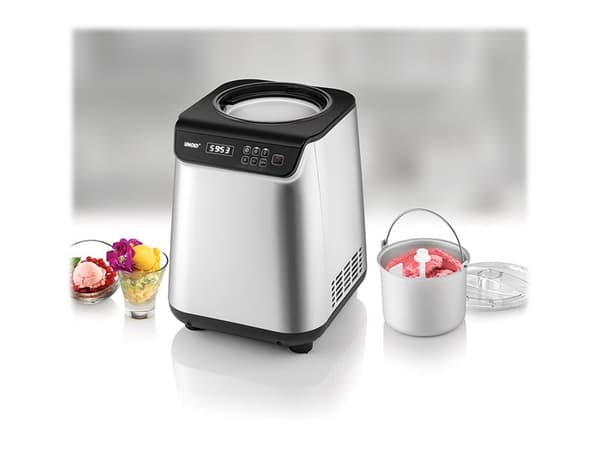 UNOLD 48825 - Iskremmaskin - 1.2 liter - 135 W - sølv/svart