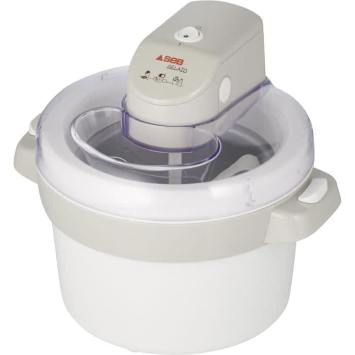 SEB Sorbetiere Gelato - IG500131 - 1 L - Blanc