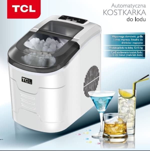 7Sez Tcl TCL Ice W9 White Ice Cube Maker