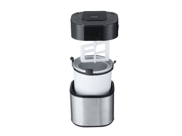 Guzzanti GZ 158, Milkshakemaskin (iskrem), 1,5 l, 25 min, 1 boller, LCD, 15 W