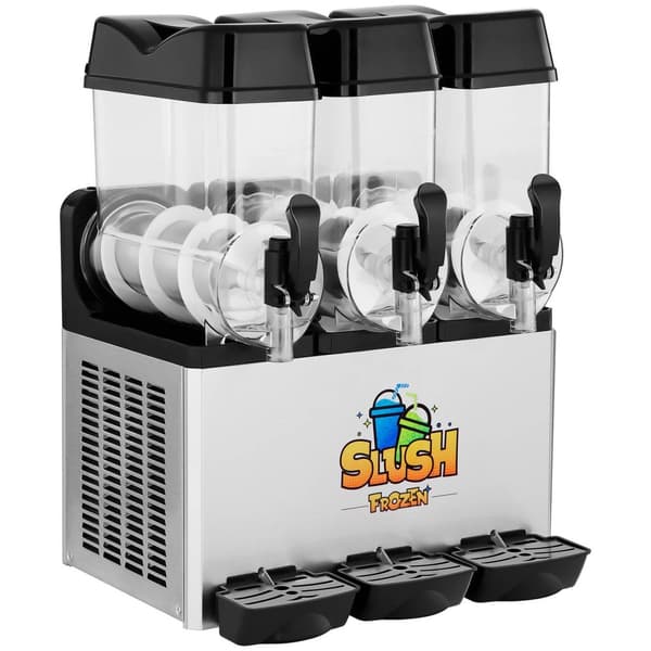 Royal Catering Slushmaskin - 3 x 12 liter - LED