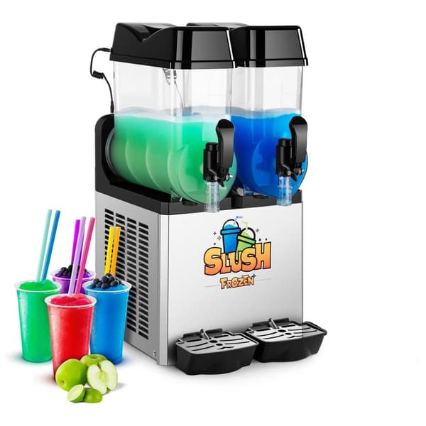 Royal Catering Slushmaskin - 2 x 12 liter - LED