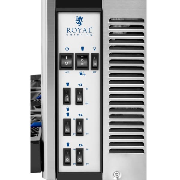 Royal Catering Slushmaskin - 3 x 10 liter - LED