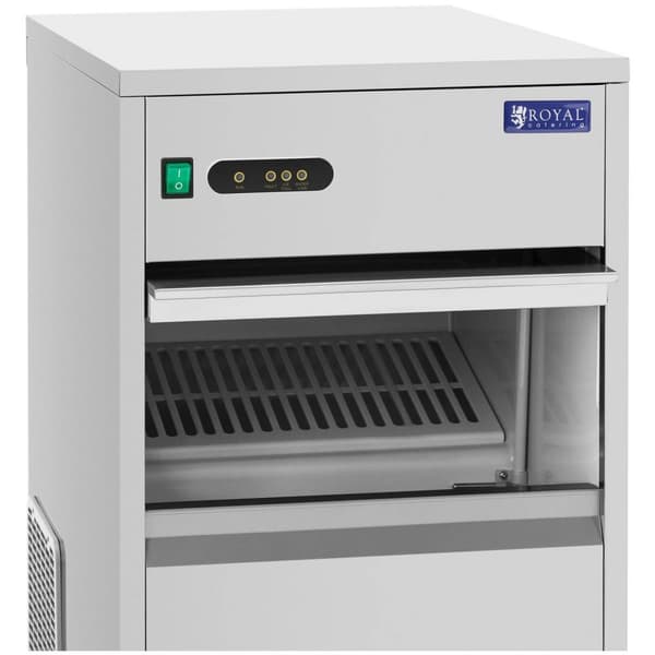 Royal Catering Isbitsmaskin - 25 kg/24 h - 7 kg kapacitet - 220 W - rostfritt stål - Royal Catering