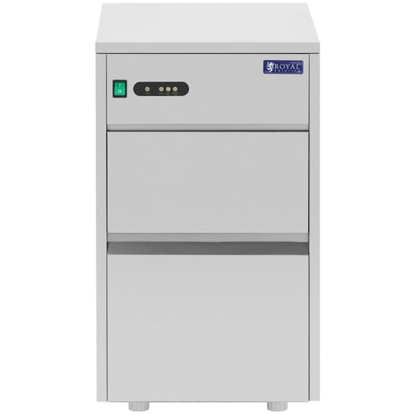 Royal Catering Isbitsmaskin - 25 kg/24 h - 7 kg kapacitet - 220 W - rostfritt stål - Royal Catering