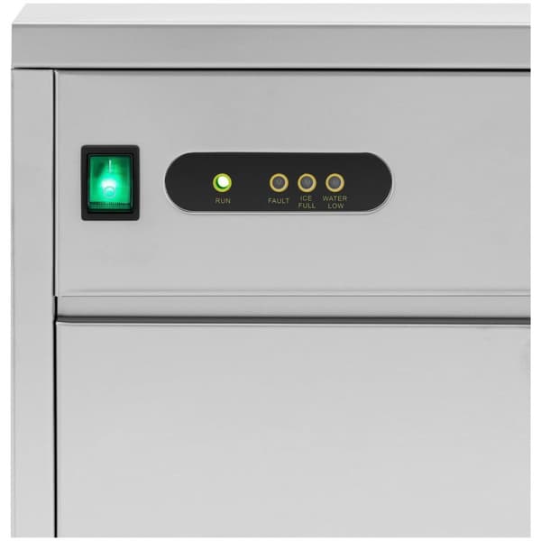 Royal Catering Isbitsmaskin - 25 kg/24 h - 7 kg kapacitet - 220 W - rostfritt stål - Royal Catering