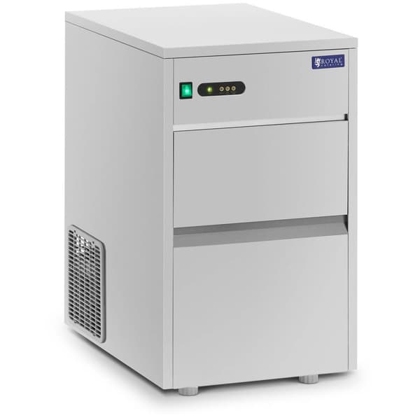 Royal Catering Isbitsmaskin - 25 kg/24 h - 7 kg kapacitet - 220 W - rostfritt stål - Royal Catering