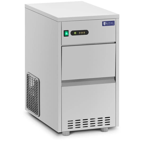 Royal Catering Isbitsmaskin - 20 kg/24 h - 5 kg kapacitet - 165 W - rostfritt stål - Royal Catering