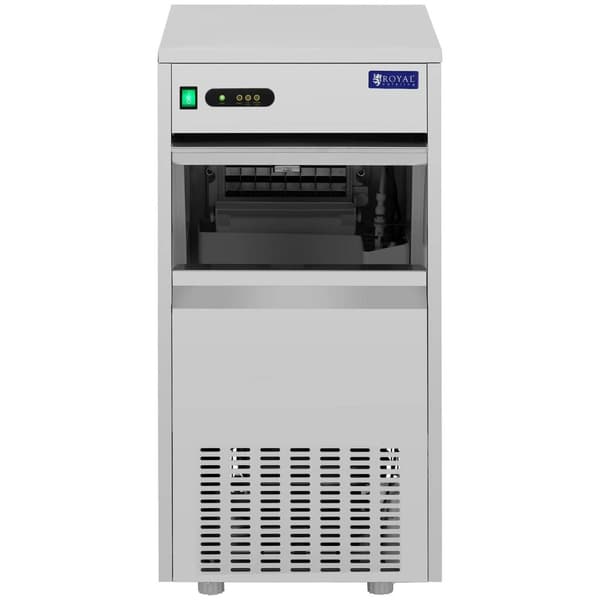 Royal Catering Isbitsmaskin - 30 kg/24 h - 7 kg kapacitet - 240 W - rostfritt stål - Royal Catering