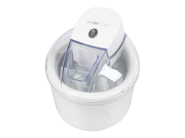 Clatronic ICM 3764 - Sorbetblender - 1,5 liter - 12 W - hvit
