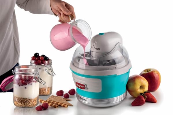 Ariete 0643/01, Gelkapsel-glassmaskin, 1,5 l, 1 hoar, Ljusblå, 30 min, 24 h